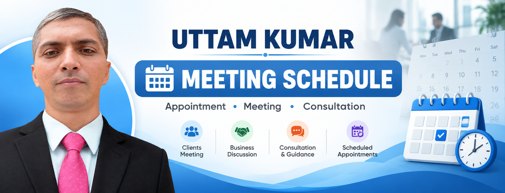 Meeting Schedule uttam kumar meeting schedule banner